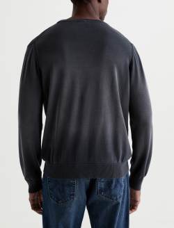 Beck Crew Sweater Heritage Black Classic Long Sleeve Crew Neck  Sweater MENS TOPS Photo 8