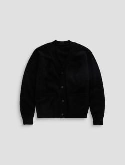 Josiah Mohair Sweater Super Black Unisex Cardigan UNISEX Photo 1
