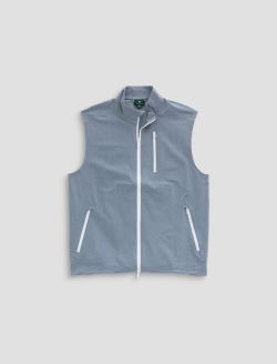 Newton Vest Blue Steel Green Label Collection MENS TOPS Photo 1