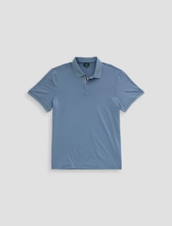Berrian Polo Blue Steel Green Label Collection MENS TOPS Photo 1