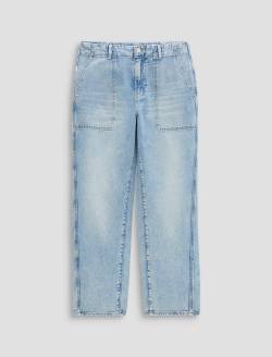 Analeigh Jean Wine Garden Mid-Rise Utility Linen Denim WOMENS BOTTOMS Photo 1