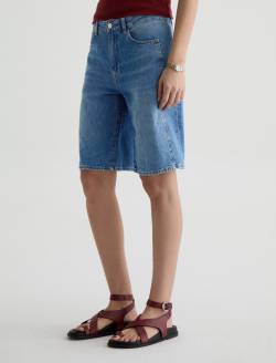 Thalia 360° Short Galaxy Linen Paneled Bermuda WOMENS BOTTOMS Photo 6