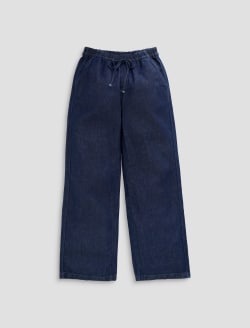 Adria Cinched 360° Jean Napa Low-Rise Wide Leg Linen Denim WOMENS BOTTOMS Photo 1