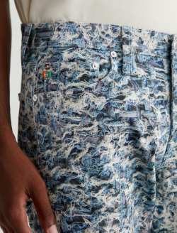 Protégé Denim Fray Art Project Classic Straight MENS BOTTOMS Photo 4