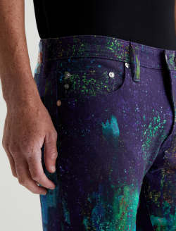Dylan Northern Lights Blue Art Project Tailored Slim MENS BOTTOMS Photo 4