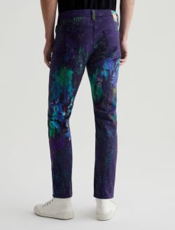 Dylan Northern Lights Blue Art Project Tailored Slim MENS BOTTOMS Photo 8
