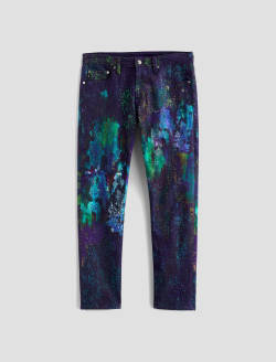 Dylan Northern Lights Blue Art Project Tailored Slim MENS BOTTOMS Photo 1