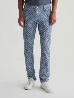 Tellis Diamond Fray Light Art Project Modern Slim MENS BOTTOMS Photo 3