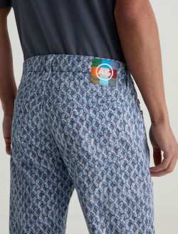 Tellis Diamond Fray Light Art Project Modern Slim MENS BOTTOMS Photo 7