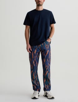 Tellis Pant Painting Tiger Navy Modern Slim MENS BOTTOMS Photo 2
