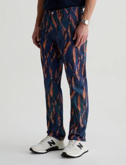 Tellis Pant Painting Tiger Navy Modern Slim MENS BOTTOMS Photo 6