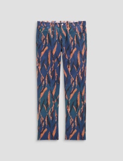 Tellis Pant Painting Tiger Navy Modern Slim MENS BOTTOMS Photo 1