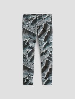 Tellis SUD Contour Of The Forest Art Project Modern Slim MENS BOTTOMS Photo 1
