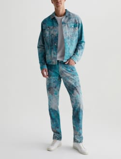 Tellis SUD Ice On Lake Sueded Modern Slim MENS BOTTOMS Photo 2