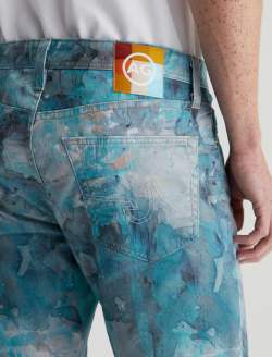 Tellis SUD Ice On Lake Sueded Modern Slim MENS BOTTOMS Photo 7