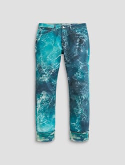 Tellis SUD Pacific Wave Photo Art Project Modern Slim MENS BOTTOMS Photo 1