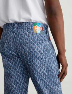 Everett Diamond Fray Dark Art Project Slim Straight MENS BOTTOMS Photo 7