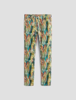 Everett Julien Mix Green Multi Art Project Slim Straight MENS BOTTOMS Photo 1