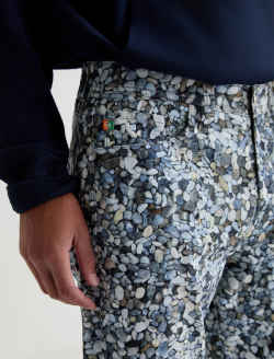 Everett SUD Pant Glass And Pebble Stone Sueded Sateen Slim Straight MENS BOTTOMS Photo 4