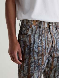Everett SUD Wood Bark Art Project Slim Straight MENS BOTTOMS Photo 4
