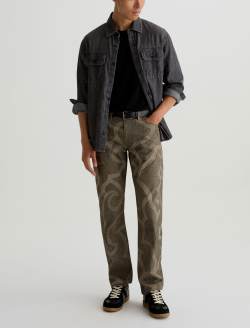 Everett SUD Pant Wild Western Sueded Sateen Slim Straight MENS BOTTOMS Photo 2