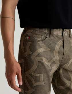 Everett SUD Pant Wild Western Sueded Sateen Slim Straight MENS BOTTOMS Photo 4