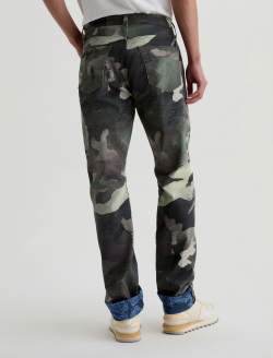 Everett SUD Pant Wax Camo Green Sueded Sateen Slim Straight MENS BOTTOMS Photo 8