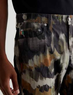 Kace Fatigue Mountain Dawn Art Project Modern Straight MENS BOTTOMS Photo 4