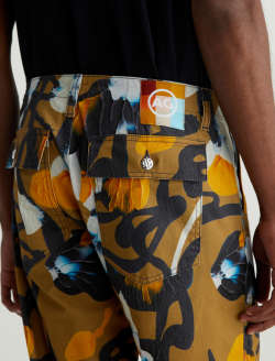 Kace Fatigue SUD Traces Of Past Art Project Modern Straight MENS BOTTOMS Photo 7