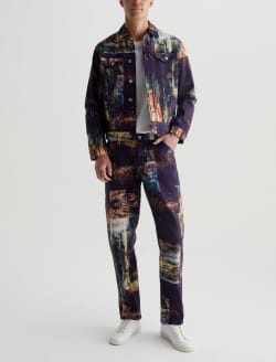 Wells Carpenter Night Driving Olive Art Project Relaxed Tapered MENS BOTTOMS Photo 1