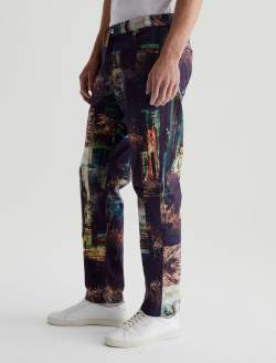 Wells Carpenter Night Driving Olive Art Project Relaxed Tapered MENS BOTTOMS Photo 5