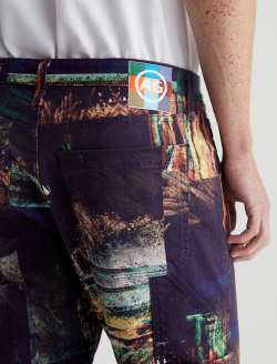 Wells Carpenter Night Driving Olive Art Project Relaxed Tapered MENS BOTTOMS Photo 6