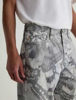 Felix SUD Pant Wild Butterflies Sueded Sateen Vintage Straight MENS BOTTOMS Photo 4