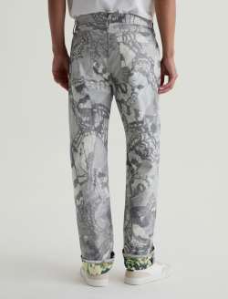 Felix SUD Pant Wild Butterflies Sueded Sateen Vintage Straight MENS BOTTOMS Photo 8