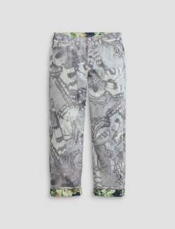 Felix SUD Pant Wild Butterflies Sueded Sateen Vintage Straight MENS BOTTOMS Photo 1