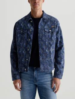 Dart Jacket Diamond Fray Big Indigo Art Project Classic Trucker MENS TOPS Photo 2