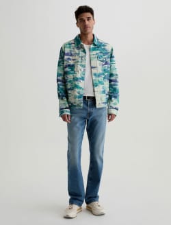 Dart Jacket Pacific Wave Paint Classic Trucker MENS TOPS Photo 5