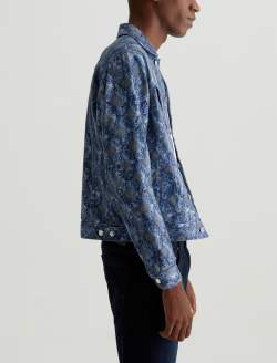 Dart Jacket Diamond Fray Big Dark Art Project Classic Trucker MENS TOPS Photo 4