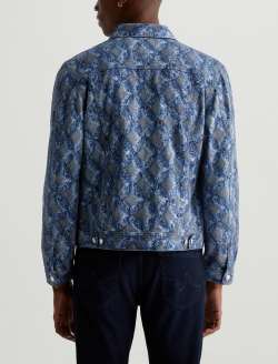 Dart Jacket Diamond Fray Big Dark Art Project Classic Trucker MENS TOPS Photo 8