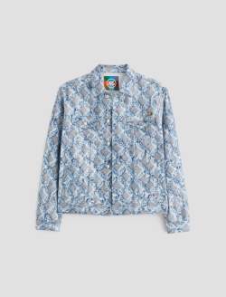 Dart Jacket Diamond Fray Big Light Art Project Classic Trucker MENS TOPS Photo 1