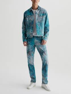 Dart Jacket Ice On Lake Art Project Classic Trucker MENS TOPS Photo 5