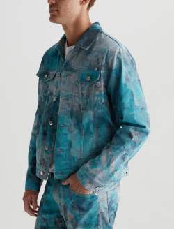 Dart Jacket Ice On Lake Art Project Classic Trucker MENS TOPS Photo 6