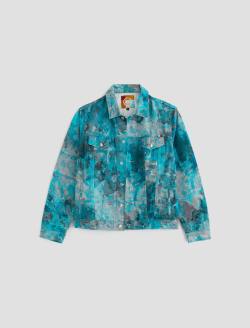 Dart Jacket Ice On Lake Art Project Classic Trucker MENS TOPS Photo 1