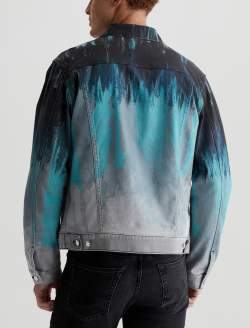 Dart Jacket Misty Forest Art Project Classic Trucker MENS TOPS Photo 8