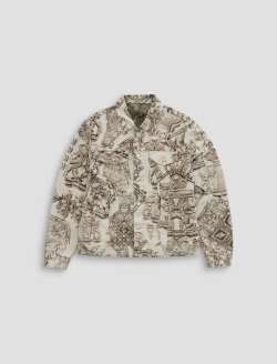 Dart Jacket SUD Ancient Relief Sueded Classic Trucker MENS TOPS Photo 1