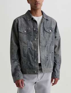 Dart SUD Jacket Surfing Sueded Sateen Classic Trucker MENS TOPS Photo 2