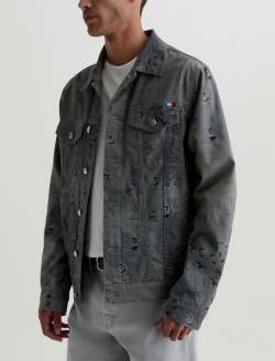 Dart SUD Jacket Surfing Sueded Sateen Classic Trucker MENS TOPS Photo 7