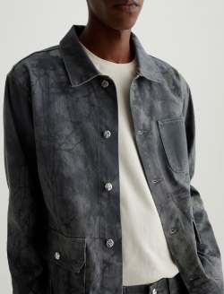 Kirin Jacket SUD Twilight Wood Art Project Classic Fit Chore Jacket MENS TOPS Photo 3