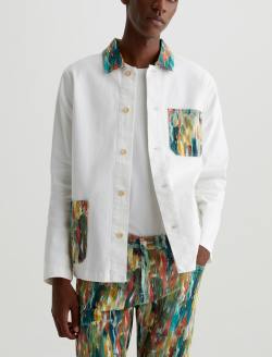 Roari Jacket Julien Green Multi/Julien Mix Art Project Chore Jacket MENS TOPS Photo 2