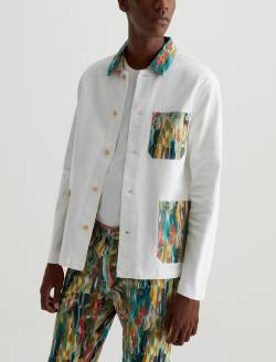 Roari Jacket Julien Green Multi/Julien Mix Art Project Chore Jacket MENS TOPS Photo 4